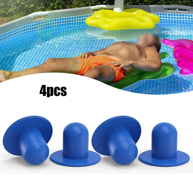 Lot De 4 Bouchons Muraux Pour Piscine Intex - Plastique Durable - Étanchéité Parfaite Anti-fuites