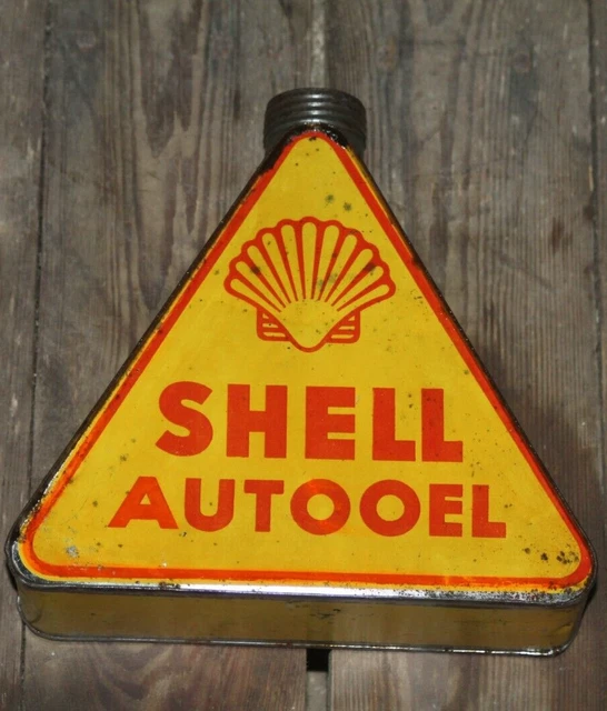 Öldose Ölkanne SHELL 1930er  Vorkriegsmotorrad / jawa indian aeroshell mobiloil
