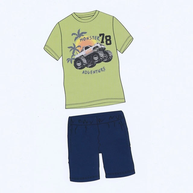 Completo T-Shirt E Pantaloncino Gp1016 Bambino Il Granchietto