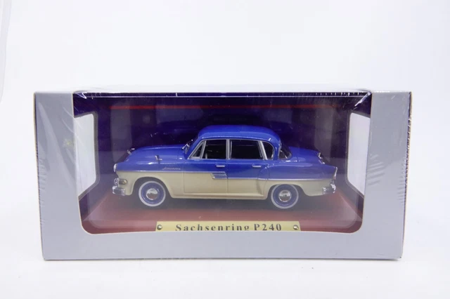 Atlas Sachsenring P240 Limousine 1/43 – DDR-Klassiker 1956-1959 Mit Individuellem Wunschkennzeichen