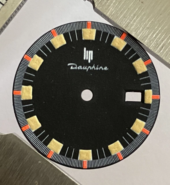 Verre De Montre LIP Baschmakoff Fond Marron - Neuf Sans Boîte
