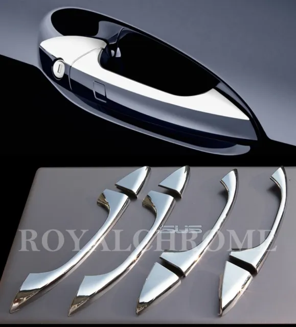 UK STOCK Set RHD CHROME Door Handle Covers for Mercedes Benz A B GL ML R Class