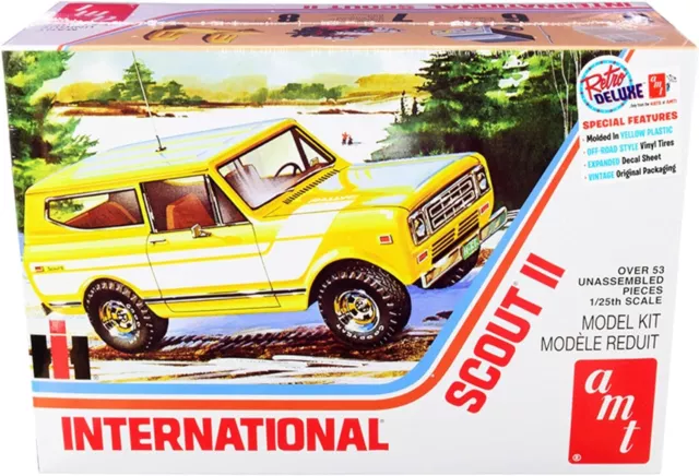AMT 1/25 1977 International Harvester Scout II Plastic Model kit Car AMT1248