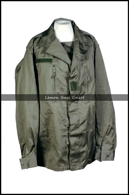 Veste Treillis Militaire F2 Armée Française - Taille 96M - 4 Poches - Vintage Authentique
