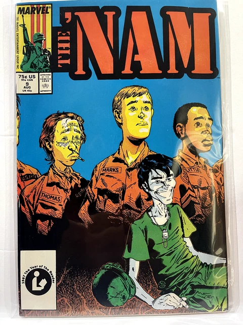 The 'Nam #9 Marvel 1987 Military Vietnam War First Print Copper Age Comic Book