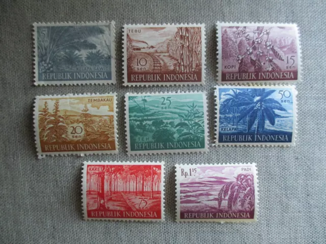 Indonesia, Scott# 494-501, MNH