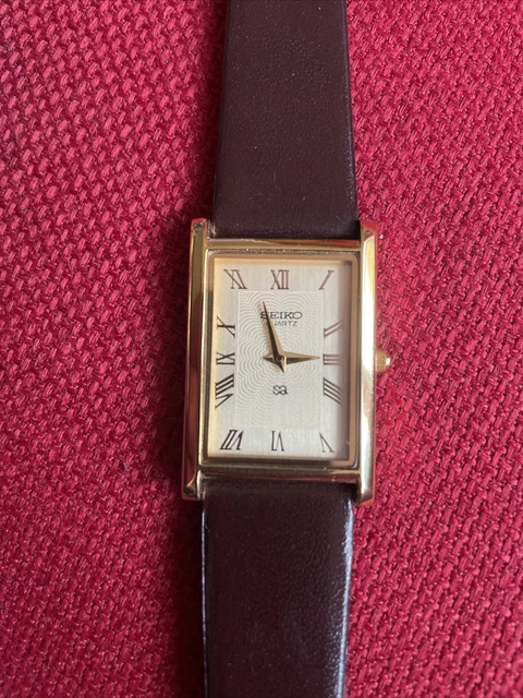 VINTAGE SEIKO QUARTZ Dress Watch Ref SFWA36P V701 A090 NOS New