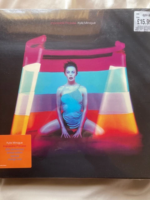 KYLIE MINOGUE IMPOSSIBLE PRINCESS 25th ANNIVERSARY ORANGE VINYL LP, NEW & SEALED