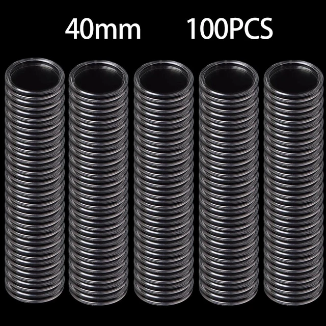 Home Organization Coin Capsules 40mm Inner Diameter Clear High Quality