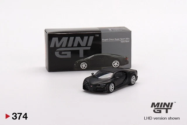 Voiture Miniature 1:64 Bugatti Chiron Super Sport - Or Et Noir, Marque Mini GT, Neuve