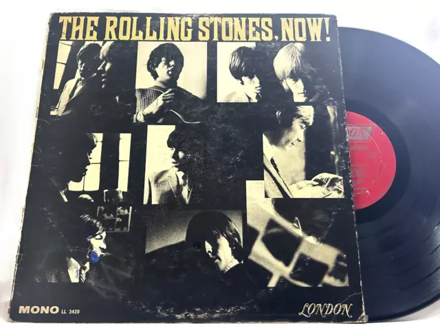 THE ROLLING STONES, Now! LL 3420 London Records Mono Red Label