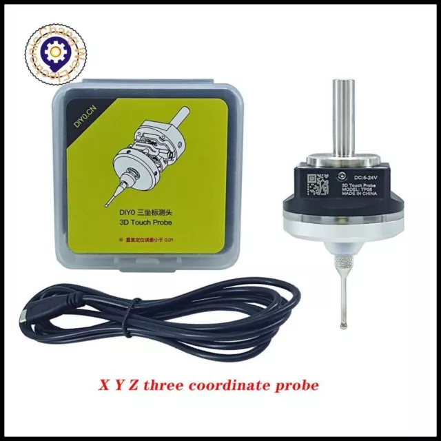 CNC 2023 latest V6 anti-roll 3D Touch Probe edge finder to find the center deskt