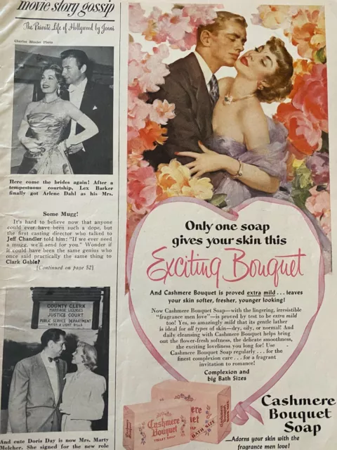 Cashmere Bouquet Soap, Vintage Print Ad