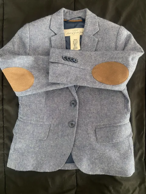 Shein Baby Boys Dressy Church Suit Outfit One Piece Navy Blue Tie 0-3  Months