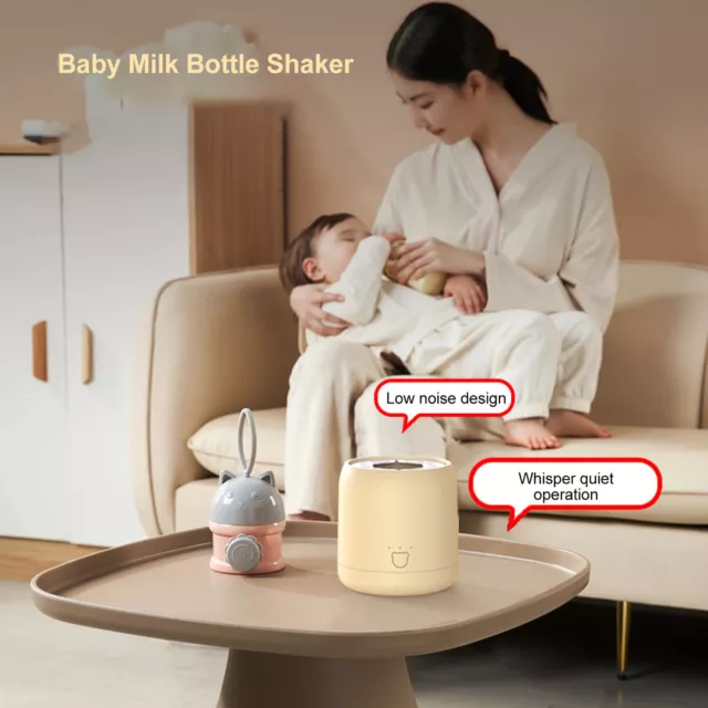 Baby Milk Bottle Shaker Automatic USB Charging Low Noise Hands Free Milk Bl FBM