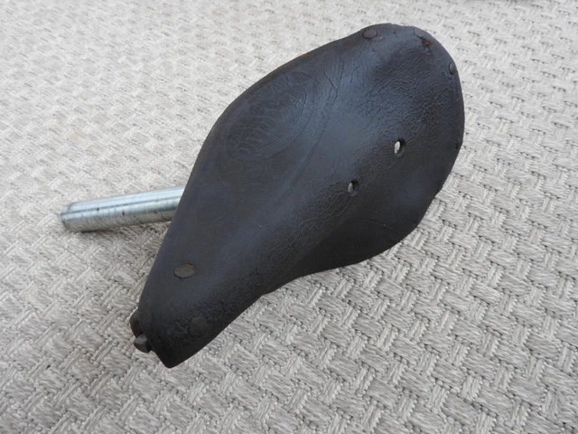 Selle Cuir Vintage Lionrone Pour Vélo Femme – France – à Restaurer