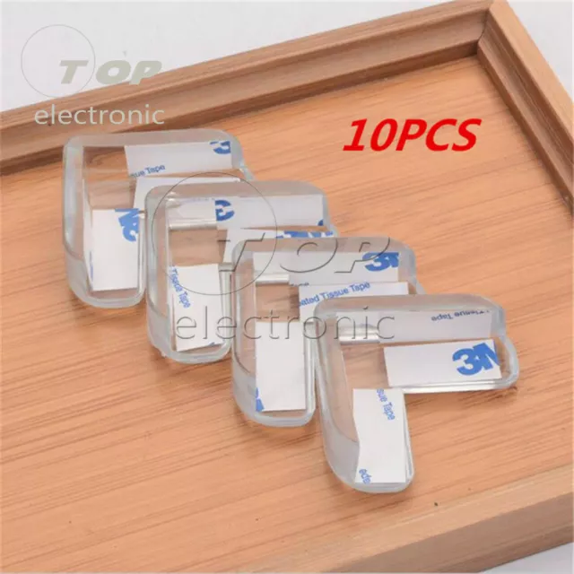 10pcs Silicone Table Protector Corner Edge Cushions Protection Cover Baby Safety