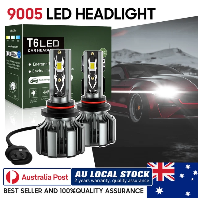 Syneticusa 9005 HB3 CSP LED Headlight Bulbs – Hi-Beam 6000K Cold White, CANbus Ready