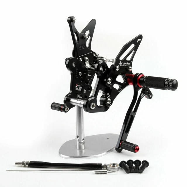 Repose-Pieds Réglables Pour Kawasaki ZX10R (2011-2015) - Pédales Frein Et Embrayage Réglables En Aluminium CNC - 9