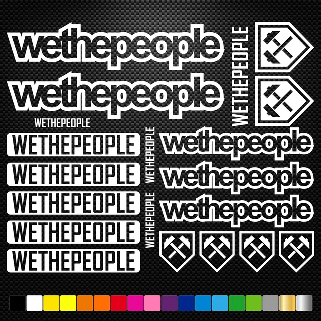 Convient à WeThePeople 20 Stickers Autocollant Adhésifs - Vtt Velo Mountain Bike