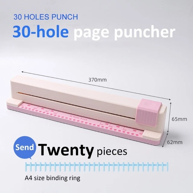 Sollbry Perforatrice,Perforatrices 1 Trou Metall à Main Troueuse Papier Perforateur En Acier Inoxydable Perforatrice Cercle Outil Pour Bricolage Artisanat Bureau Ecole Maison Argent 6MM