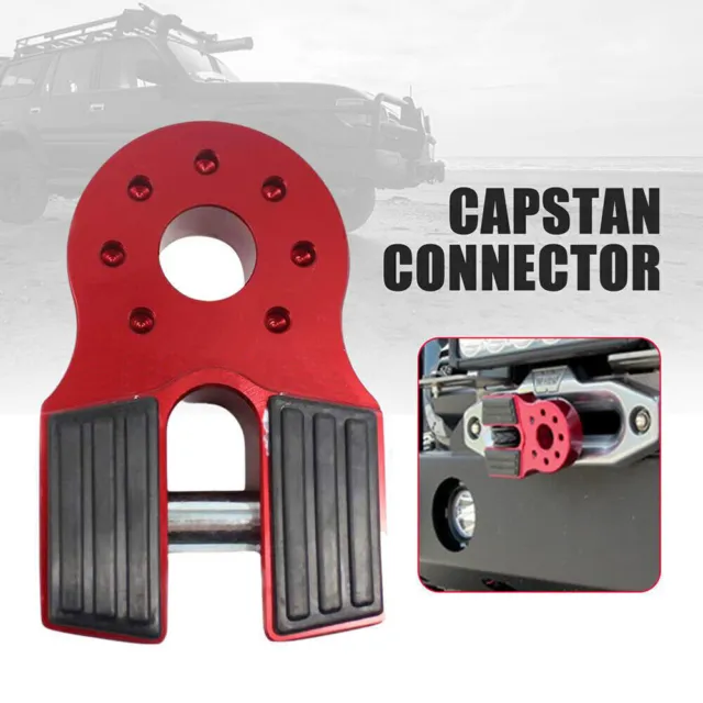 Winch Capstan Connector Guide Link Hook Mount Guard Flat Loaded Shackle Mount