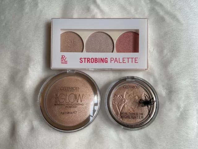 Catrice Glow Highlighter 030 Strobing Rival de Young Essence Konvolut Gold