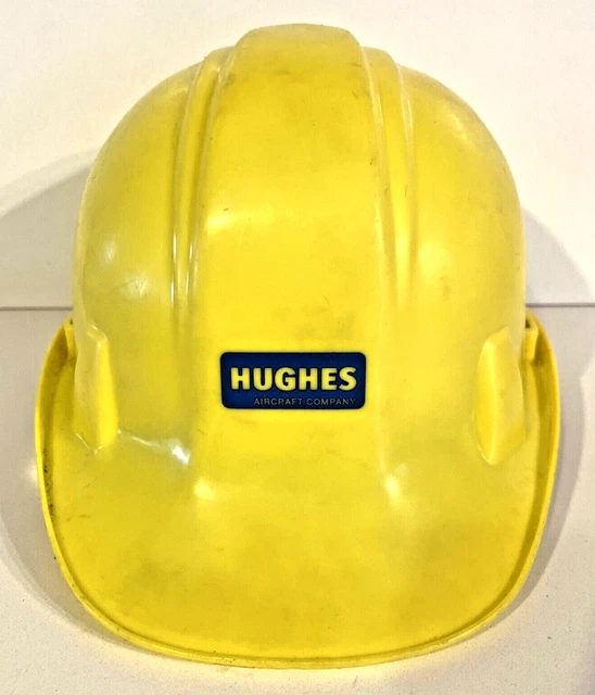 Hughes Performance Hat VINTAGE HARD HAT 1981 HUGHES AIRCRAFT COMPANY Canada Class B Yellow ...