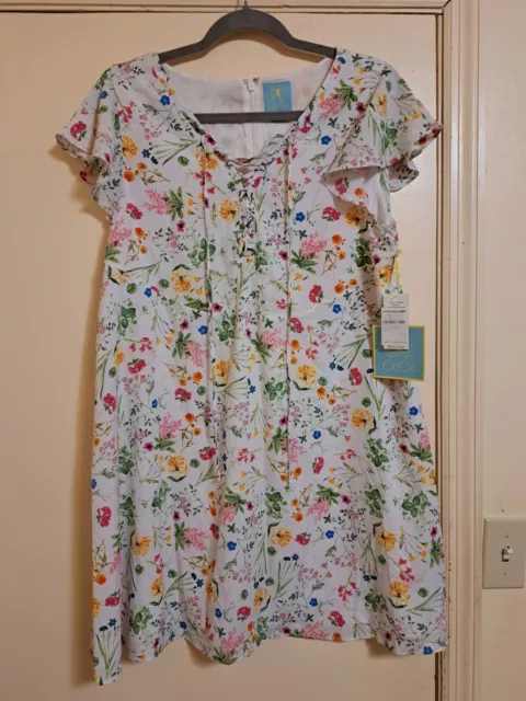 Cece Womens Floral Dress NWT Size 12 Petite