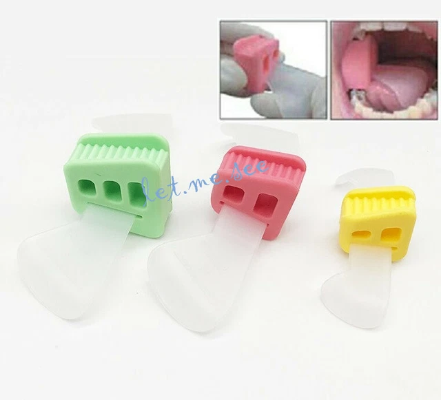 DENTAL TONGUE GUARD Retractor Mouth Prop Bite Block Rubber Opener S/M/L