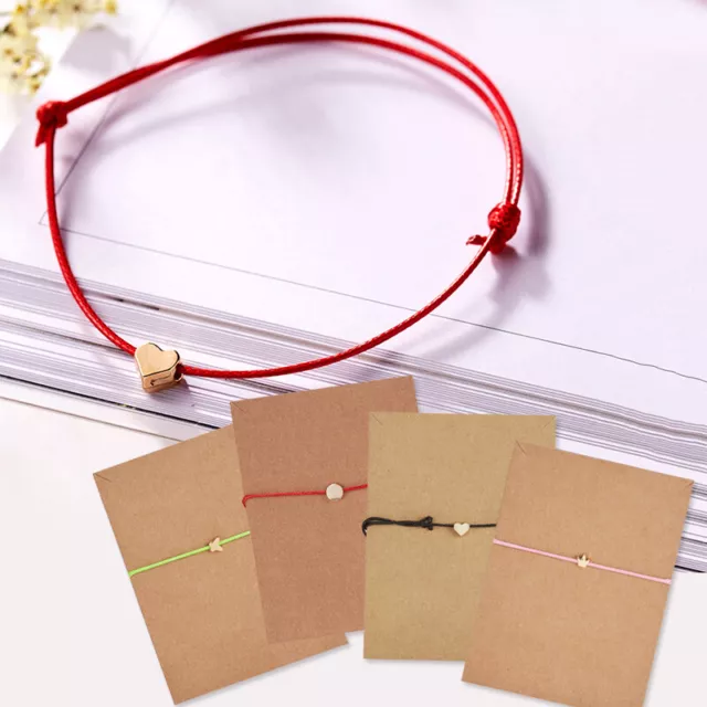 Fashion Make a wish Bracelet Rope String Lucky Bracelet Women Adjustable Gifts