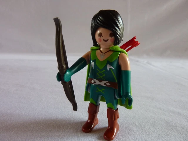 Figurine Playmobil Prince Chevalier à Cheval - Vintage - Moyen Âge - Occasion Bon état