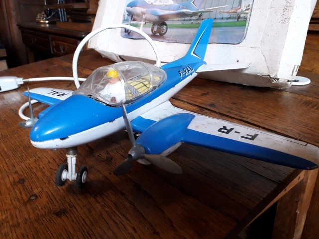 JOUET ANCIEN JOUSTRA 563 TRES RARE AVION RALLYE ECOLE DE