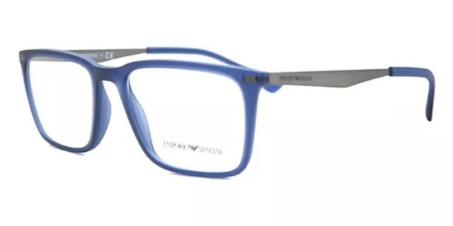 Montatura per occhiali da vista uomo donna E Armani montature rettangolare blu