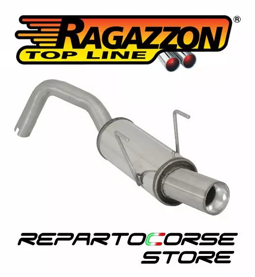 RAGAZZON SCARICO TERMINALE ROTONDO FIAT PANDA II (typ169) 16V 100HP 58.0317.98