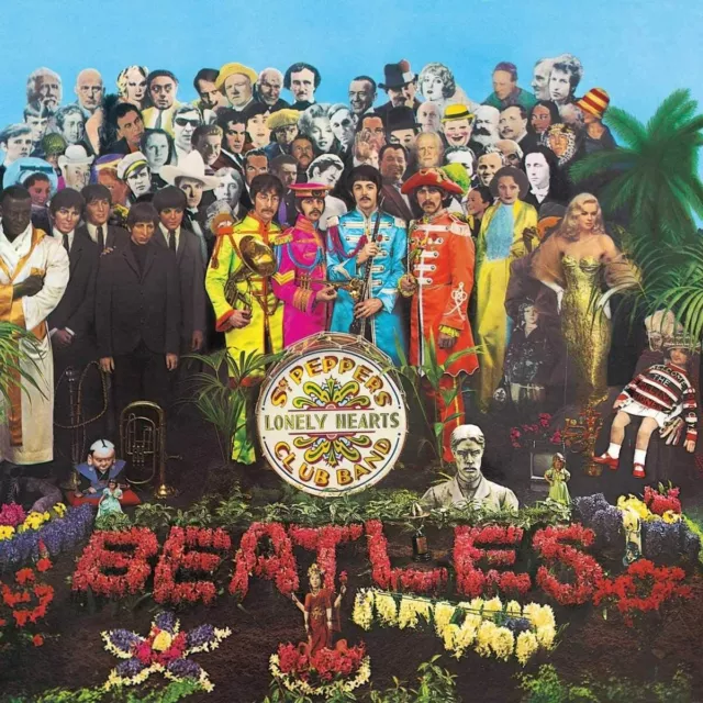 The BEATLES Sgt Peppers Lonely Hearts Club Band BANNER HUGE 4X4 Ft Fabric Poster