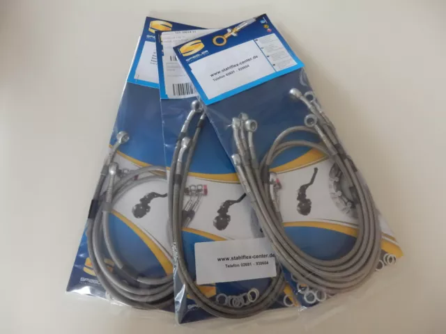 GSX R 1000 WVCY SPIEGLER STAHLFLEX  vorne & hinten NEU ABE  GSXR1000 brake hose