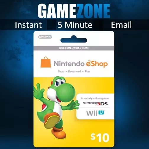Nintendo eShop Gift Card - $10 USD USA e-Shop Switch / 3DS / Wii U