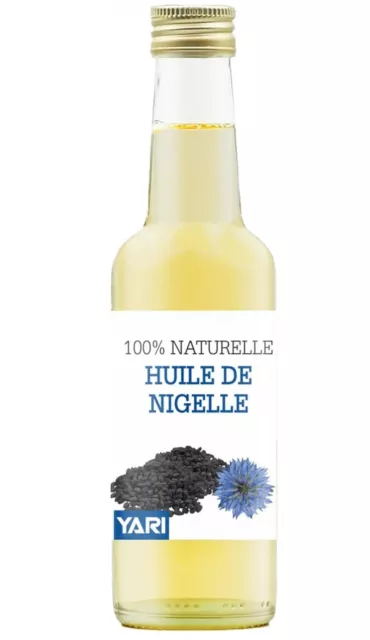 Huile de Nigelle (Black seed) 100 % naturelle pour corps et cheveux 250 ml