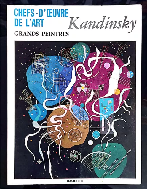 CHEFS d'OEUVRE de l'ART "GRANDS PEINTRES" 36 KANDINSKY Peinture livre 📖 bouquin