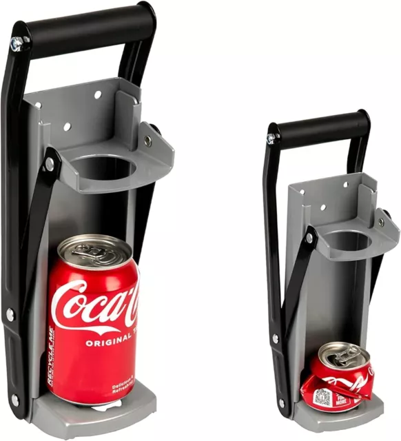16OZ 500ml Large Beer Tin Can Crusher Wall Mounted Recycling Tool Bottle Opener