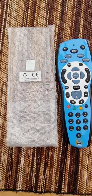 SKY122 Sky HD Remote - Premier League Manchester City - Opened, never used