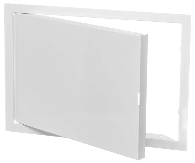 Pannello di accesso metallo bianco 200x300 mm / 8x12 pollici - Tratteggio di ispezione - Revisione