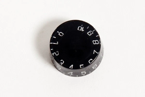 Black Speed Knob Gibson Epiphone Style - Boton negro Les Paul