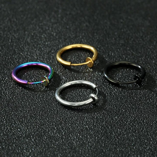 3 Paia Orecchini Magnetici Orecchino, Finti Uomo, Calamita, Senza Buco, 6mm