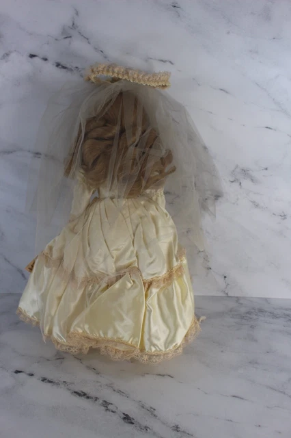 Marjorie Spangler Full Body Porcelain Bride Doll Deborah - Limited Edition-1980 4