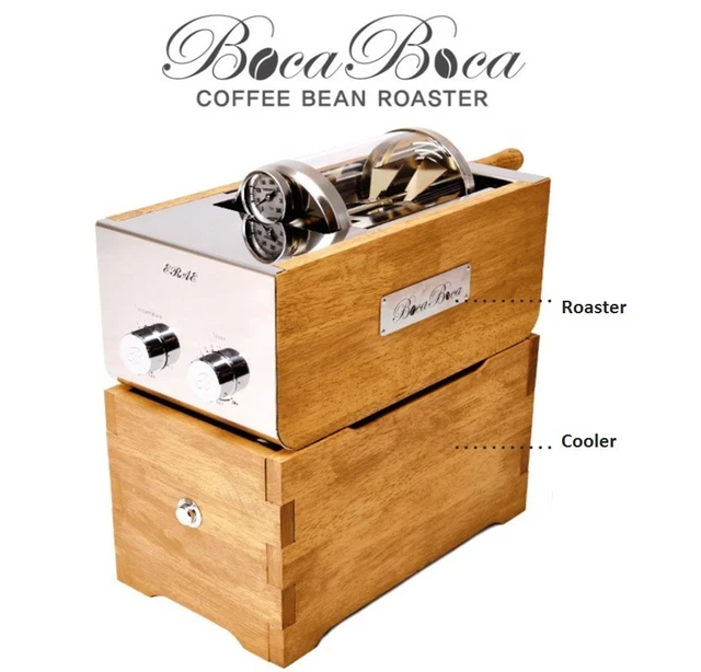 N-BOCABOCA Coffee Bean Roaster 500 for Home Small Cafe Simple Roasting Infrared