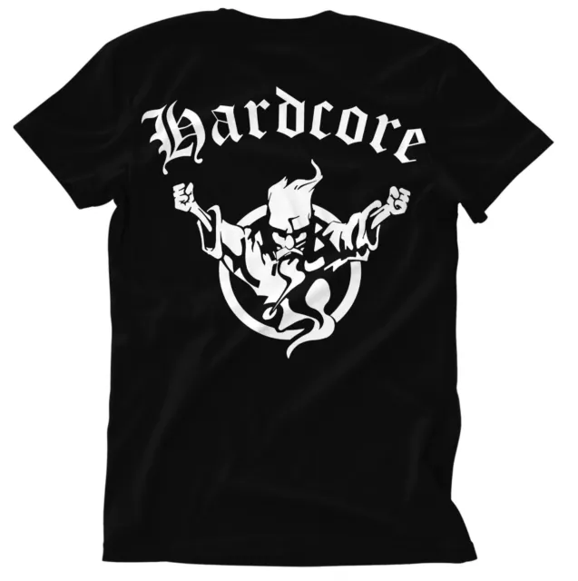 Hardcore Männer Herren T-Shirt | Hardstyle Gabber RTC Musik Techno Hose | M2