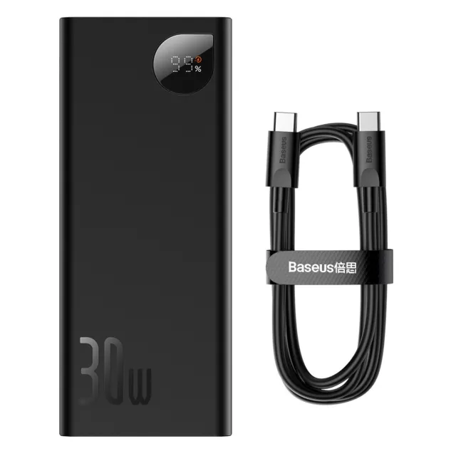 Baseus 20000mAh Powerbank USB-C Ladegerät 30W Akku für iPhone für Samsung