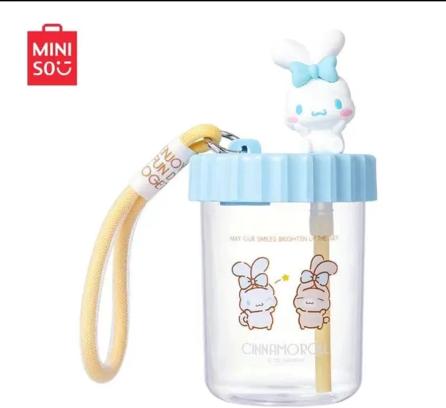 Sanrio Cinnamoroll Plastic Cup With Straw And Lid Hand Strap 520ml Blue